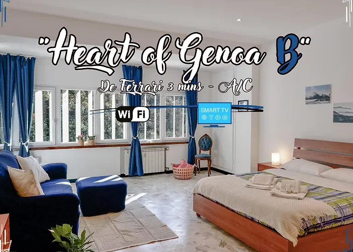 Heart Of Genova B - De Ferrari 3Min - Ac - Wifi